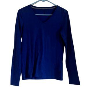 Nautica Blue Long Sleeve Tee Women’s Large